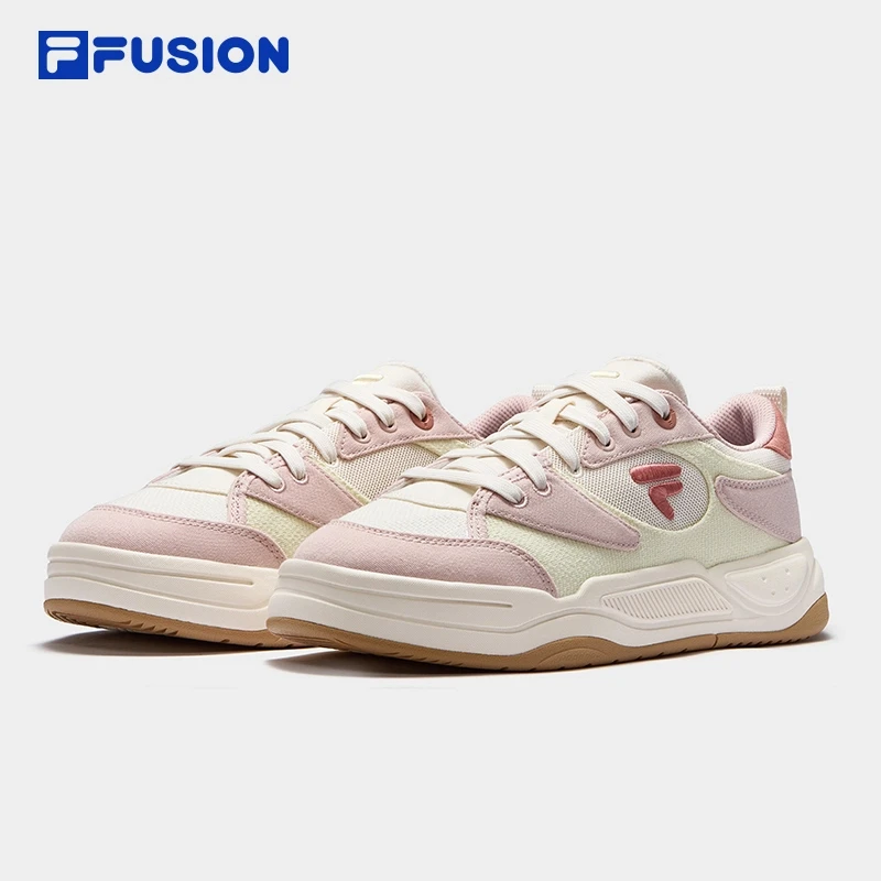 FILA FUSION时尚潮流百搭透气女款复古休闲滑板生活鞋T12W532913F