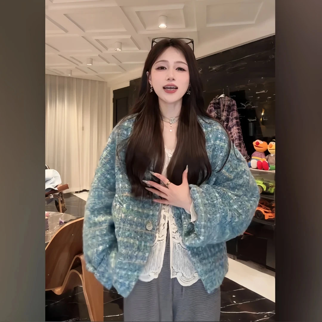 【香阀世家】高定时髦外套+刺绣蕾丝上衣+华夫格针织裤子BB50424