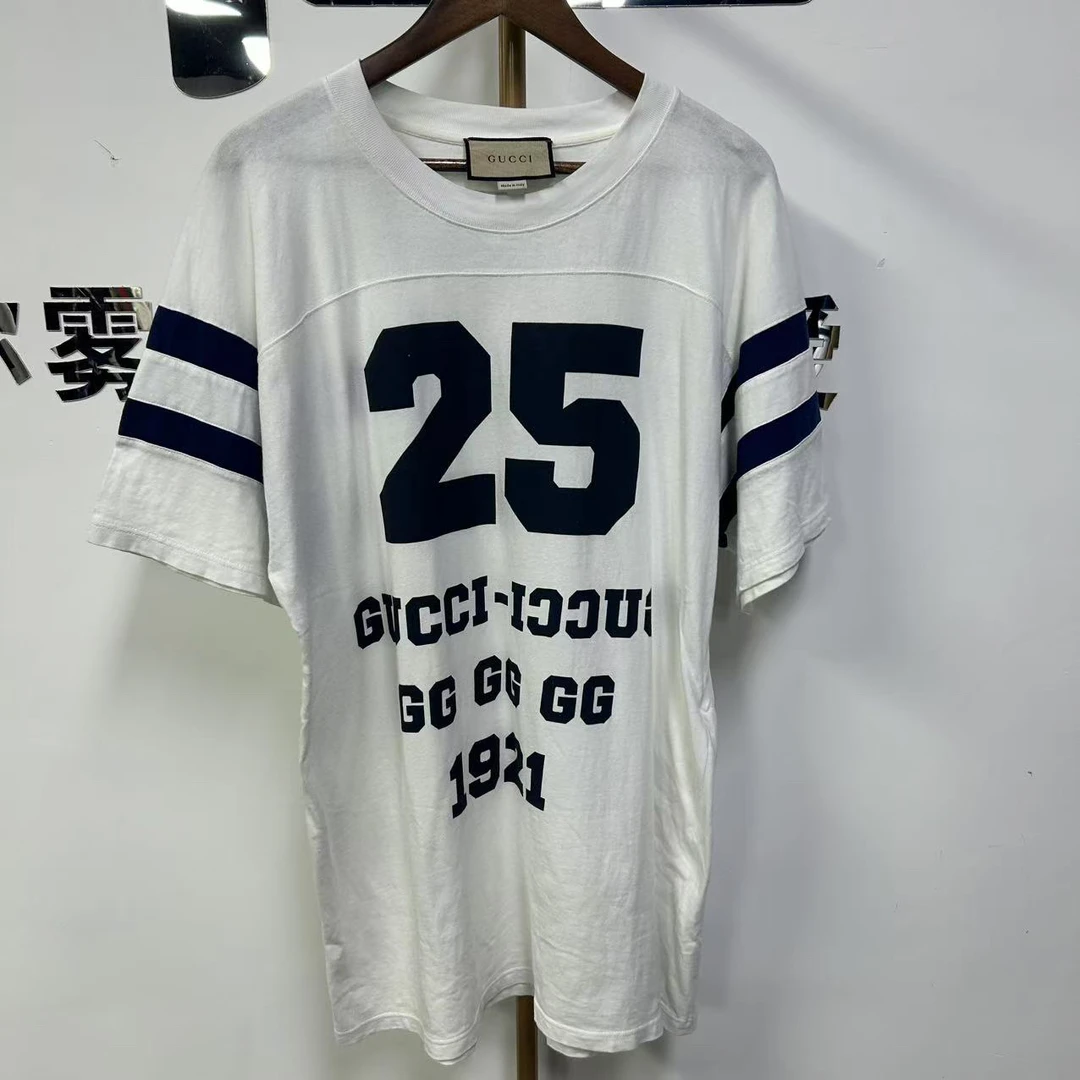 99新 GUCCI/古驰 印花logo短袖尺码：M 衣长82 胸围56编码2