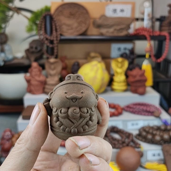 泥塑瑭*某咖啡香方沙僧微瑕福利价