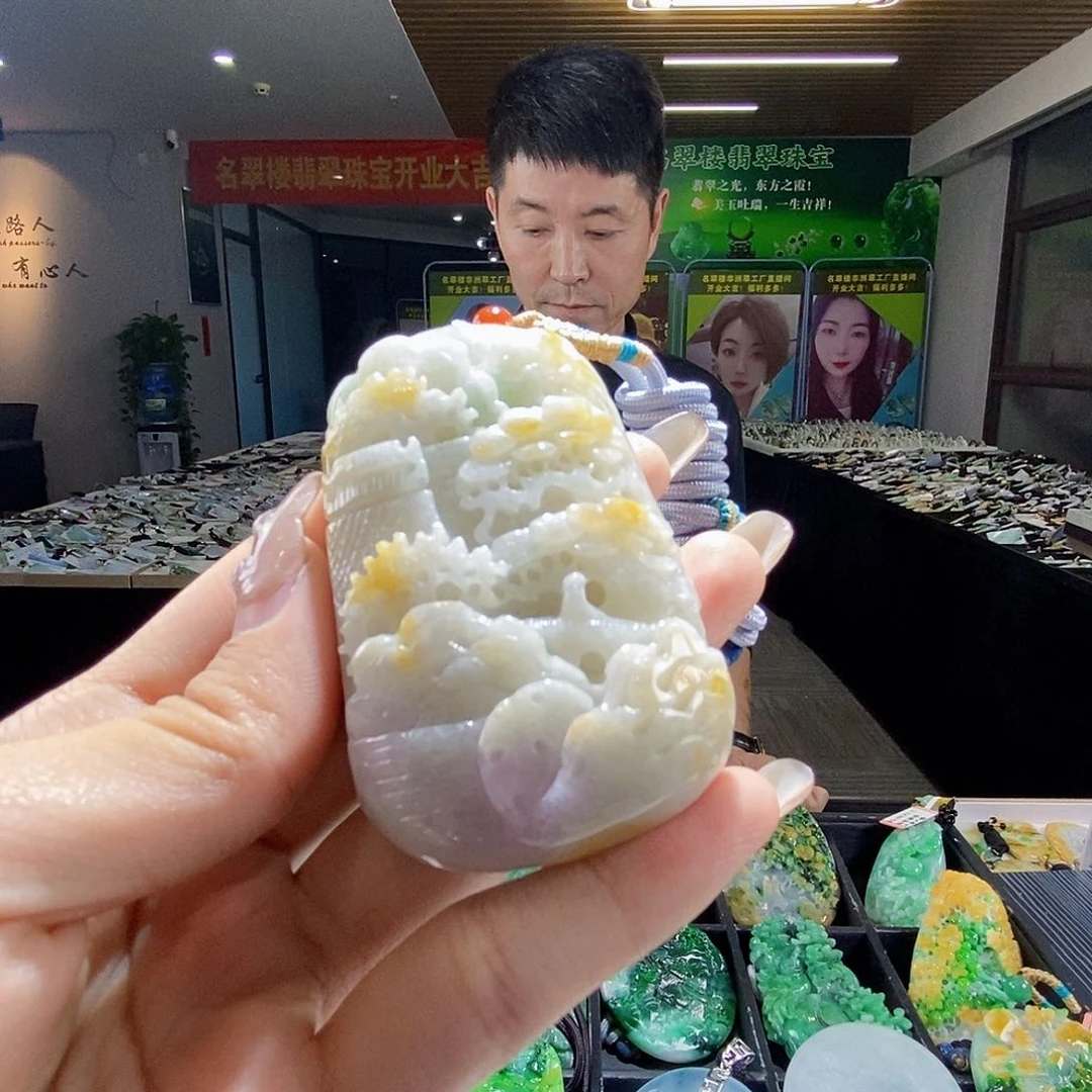 颈饰未镶嵌翡翠翡翠