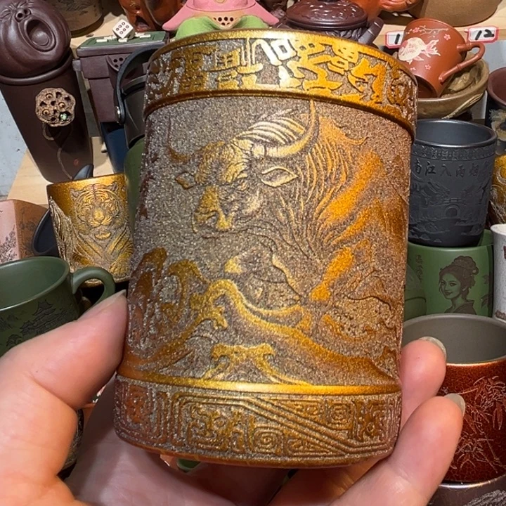 茶杯紫砂宜兴紫砂主人杯