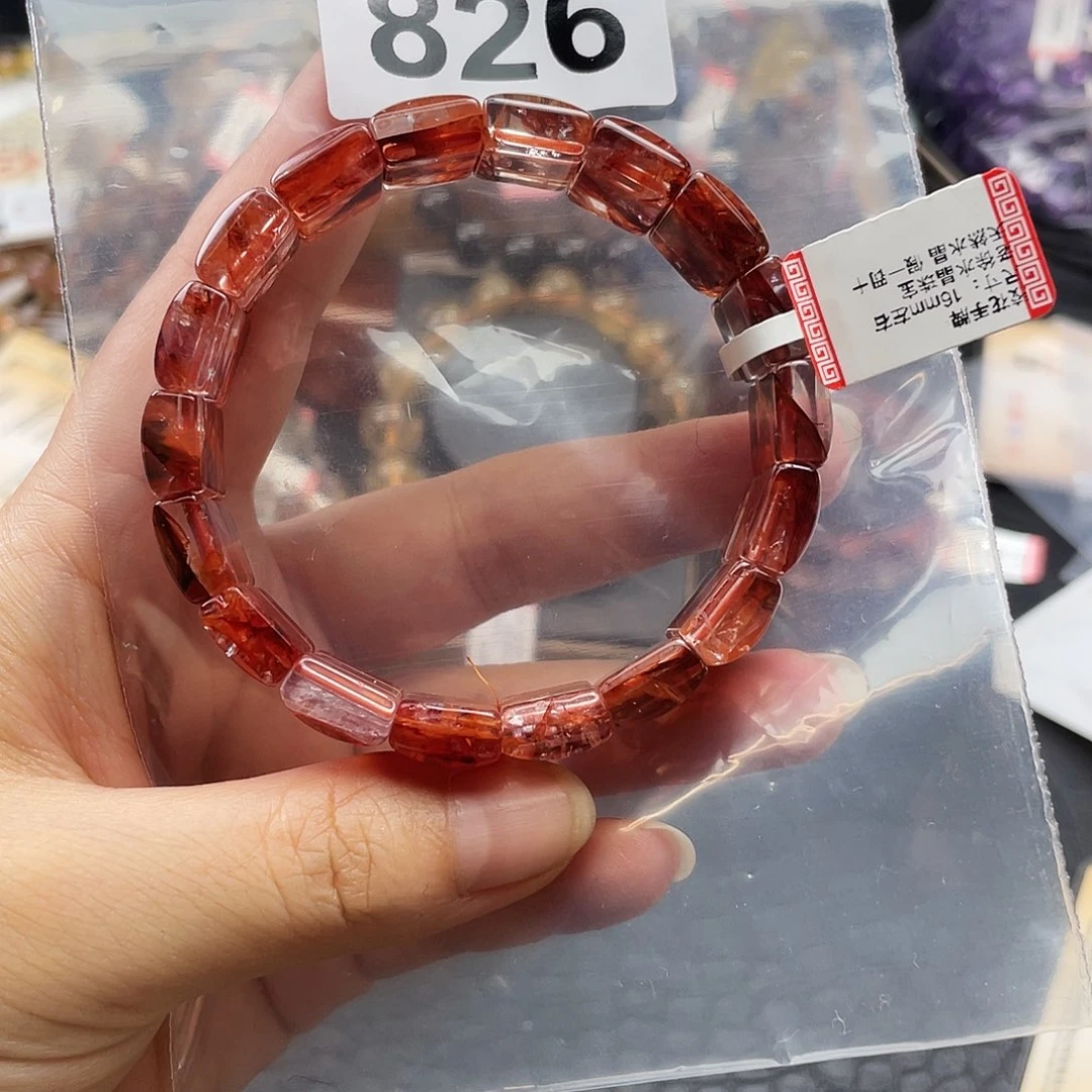 Q****未镶嵌手链水晶手串826。