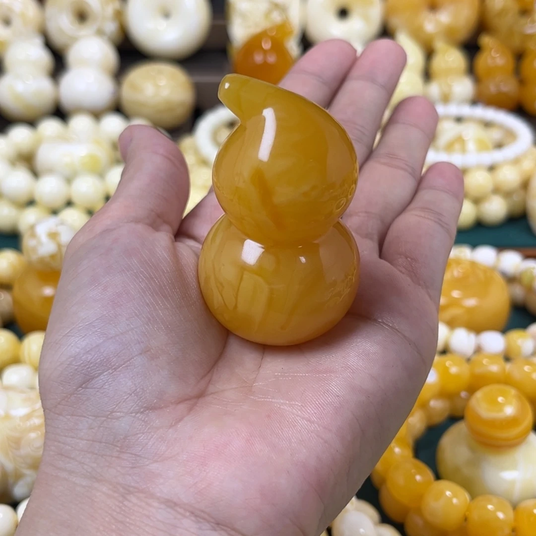 未镶嵌琥珀手链葫芦
