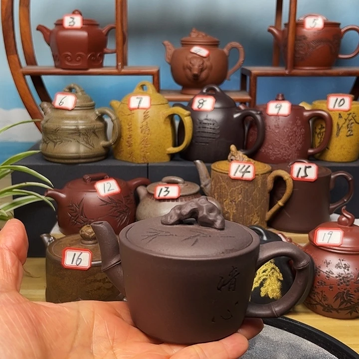 茶壶紫砂微瑕不带证书礼盒110cc