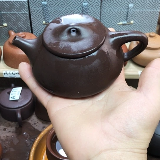 茶壶紫砂紫泥石瓢200豪升左右