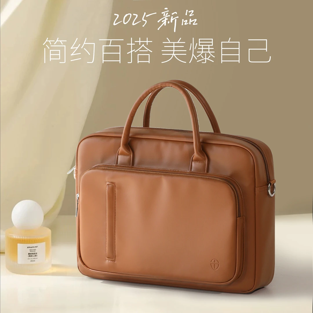 笔记本手提电脑包适用华为14苹果macbook16英寸联想15高级感女款