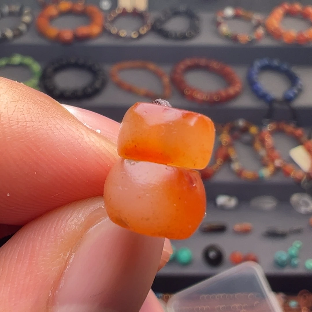 玛瑙/玉髓合金玛瑙对珠