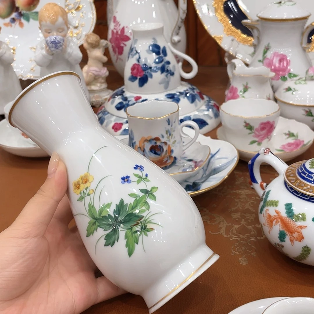 瓷片中古一等小花瓶
