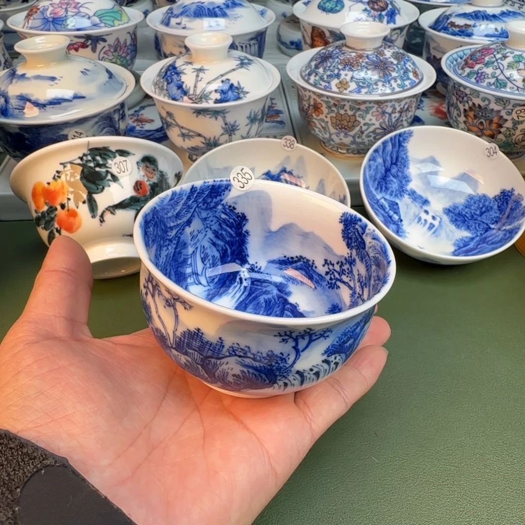 陶纯手工纯手绘茶具335