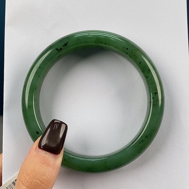 和田玉未镶嵌手镯5960圈口