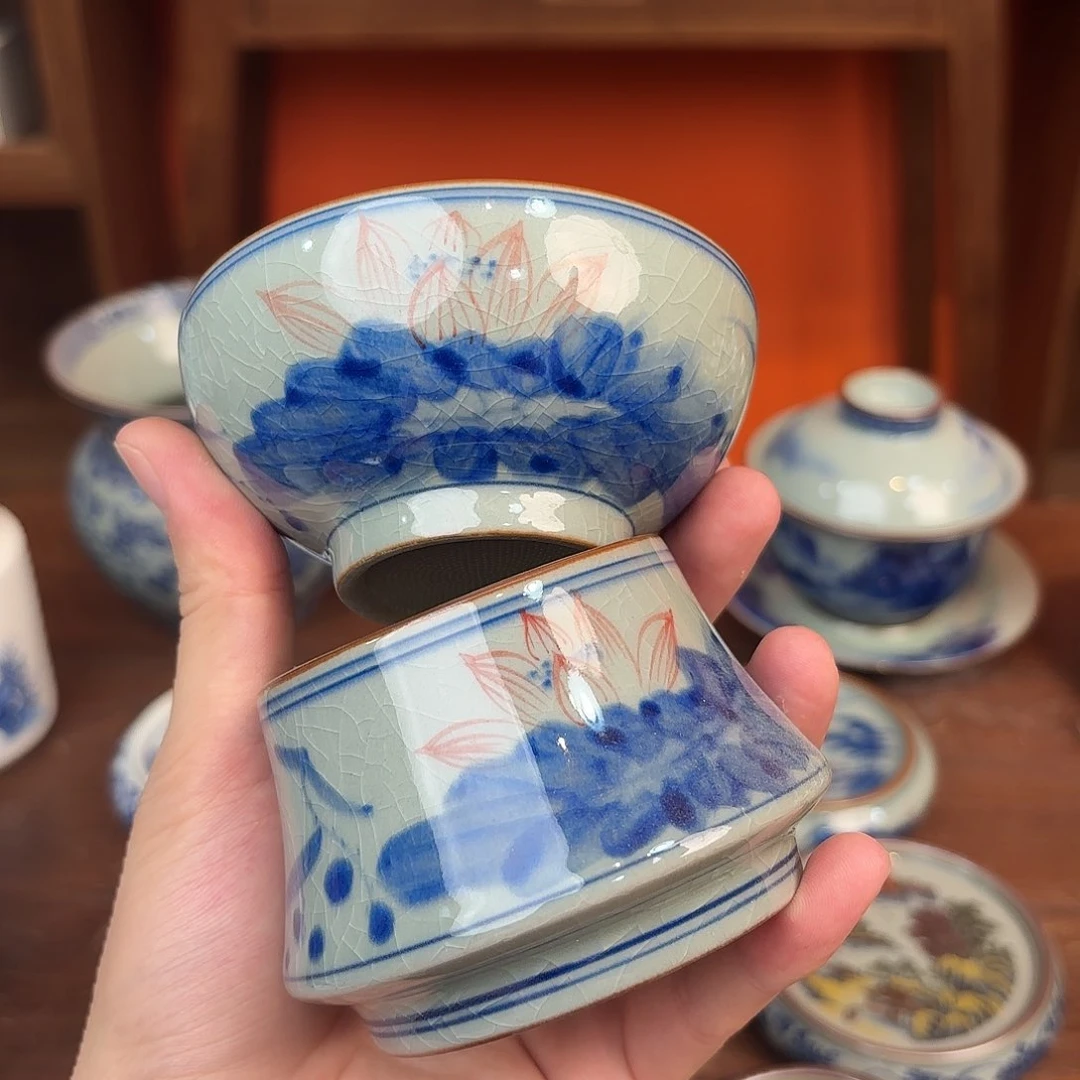 瓷片老陶泥开片茶漏
