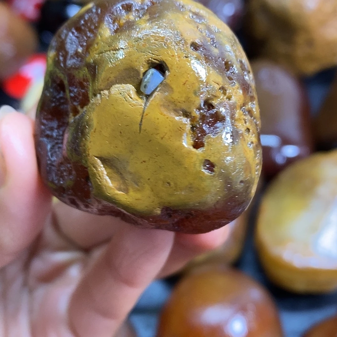 玛瑙/玉髓未镶嵌手把件