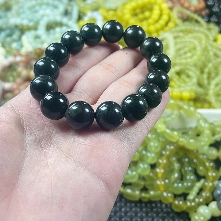 蛇纹石玉未镶嵌手链