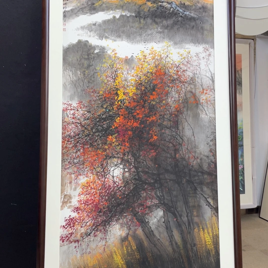 国画手绘国画，精品山水，画心