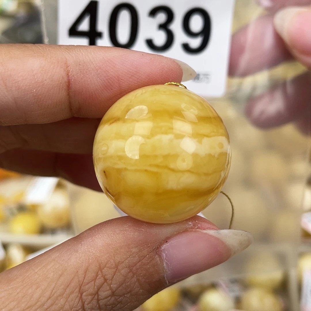 蜜蜡未镶嵌裸石25.2粉