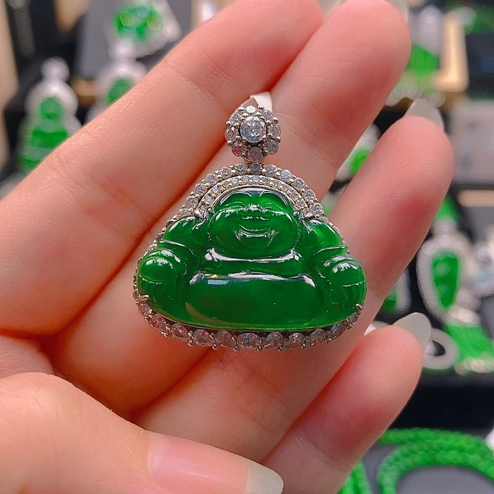 翡翠未镶嵌颈饰2454559