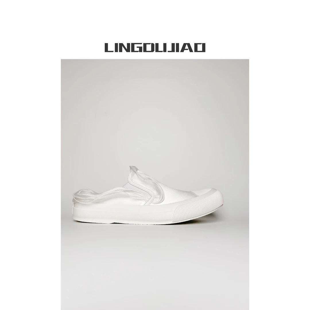 LINGDUJIAO/零度角【沙丁布蕾丝边拖鞋】QY07-920/3cm