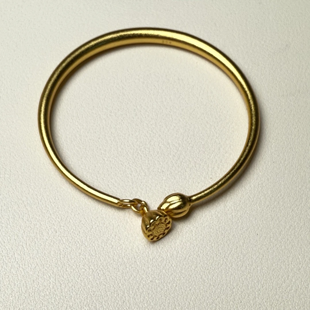 J0048古法莲蓬精品手镯