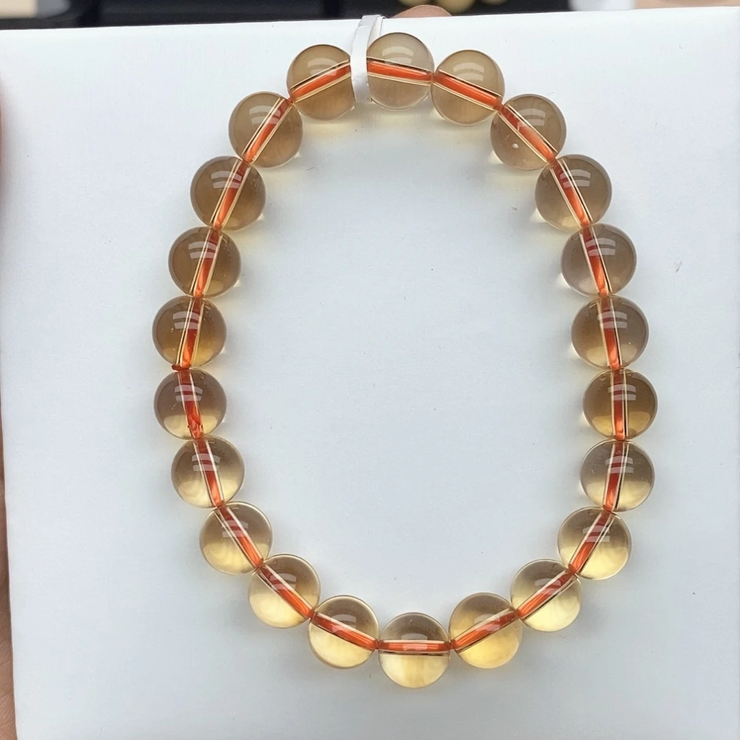 水晶手链未镶嵌此****销巴西黄水晶9