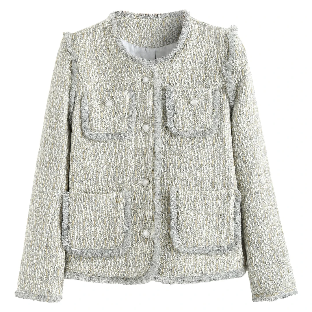 薄款小香风女短外套法式轻奢长袖女装气质时尚秋季洋气韩版