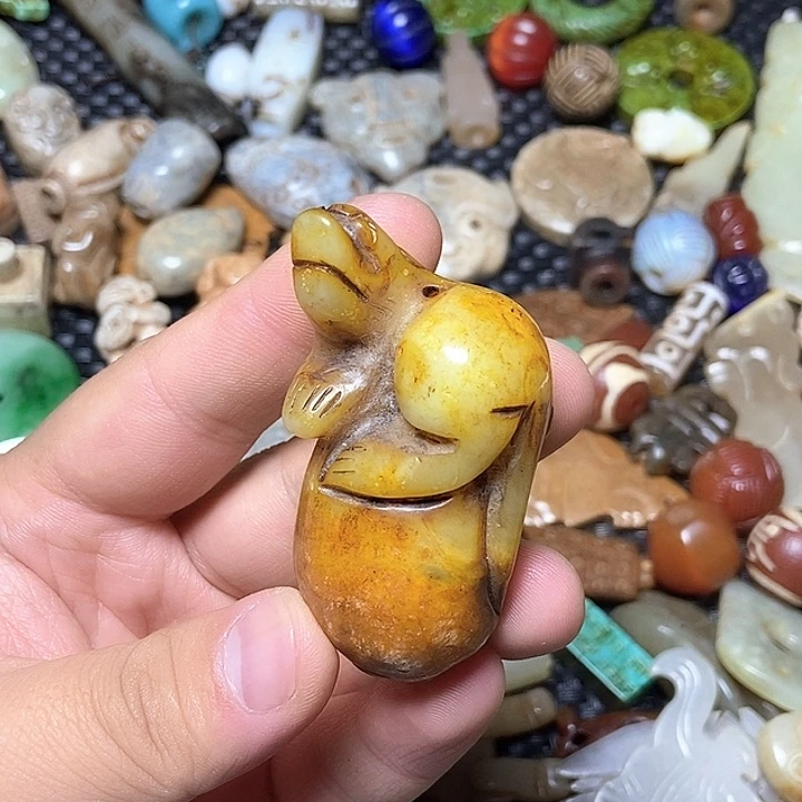 和田玉未镶嵌颈饰84