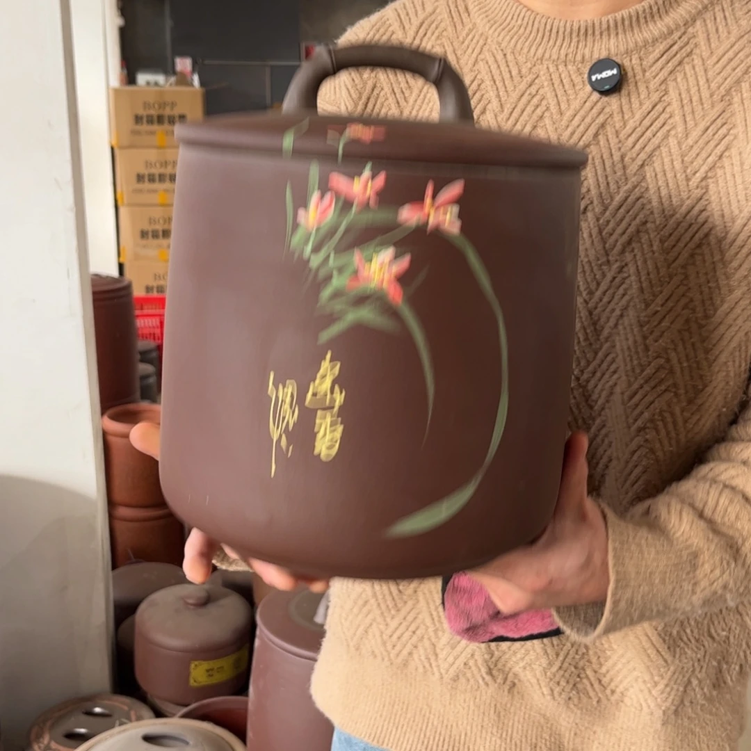 紫砂茶叶罐8 饼茶叶罐