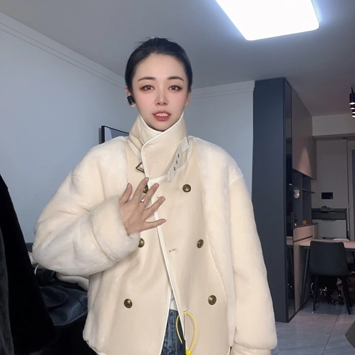 绵羊皮美丽奴皮毛一体M120斤左右