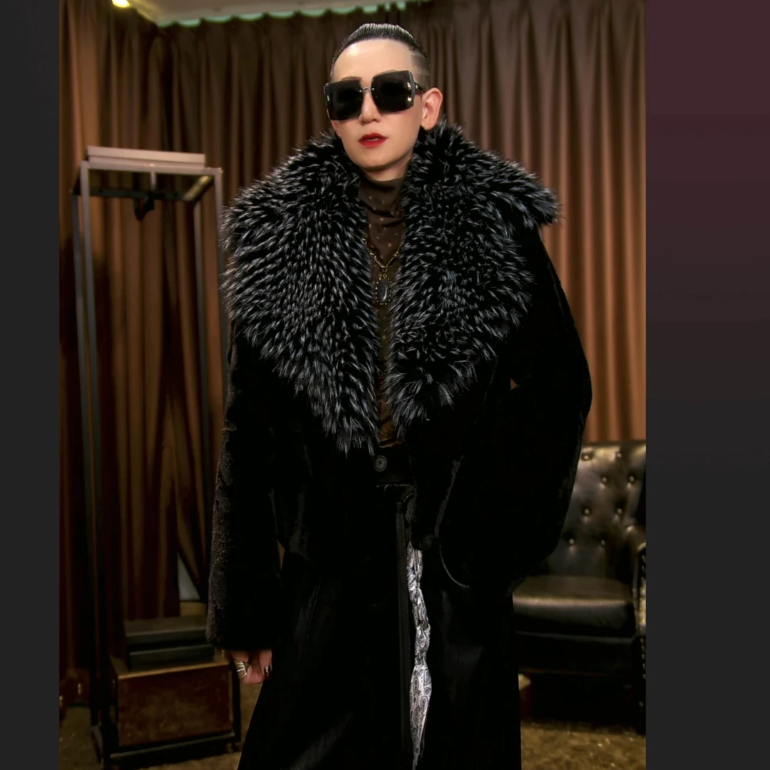 人造皮草 香港LinLang伦哥私定 I 轻奢气质秋冬百搭皮草外套1122#