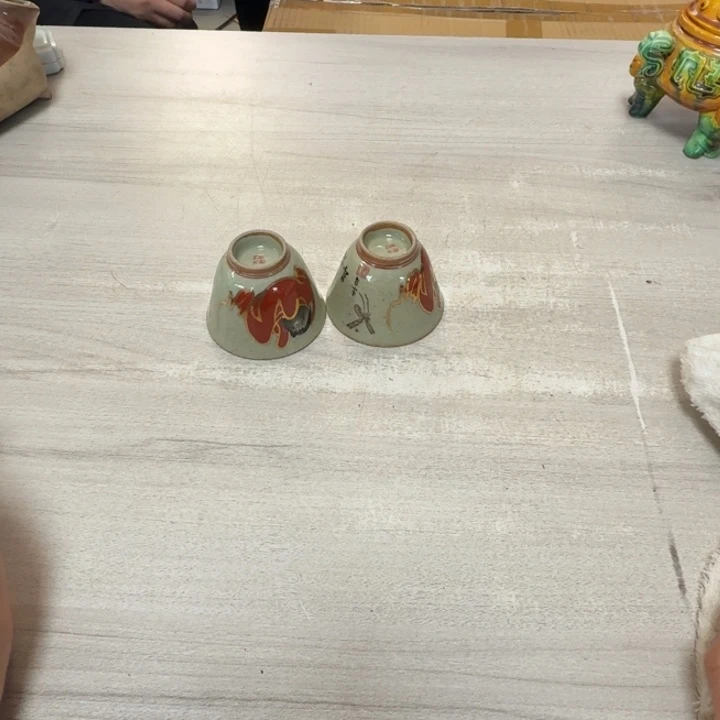 瓷片茶道具工艺品