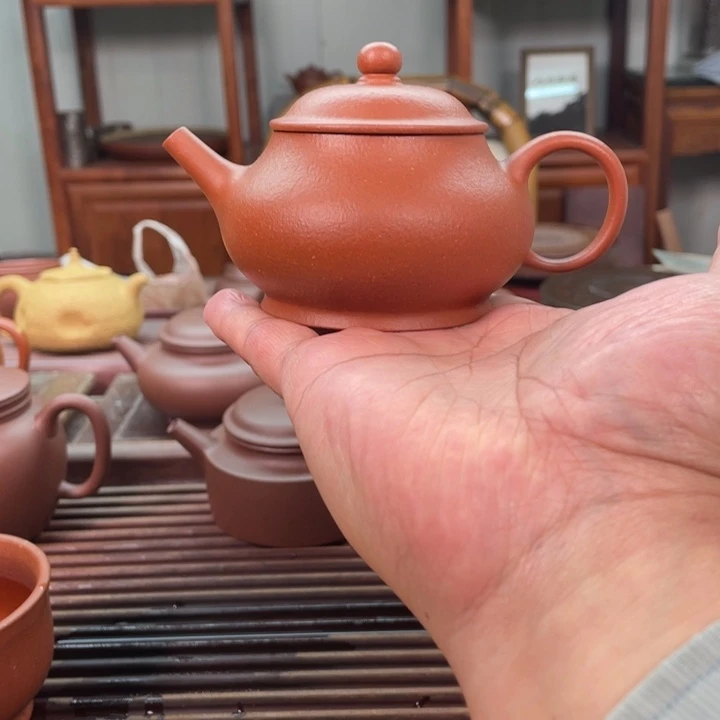 茶壶紫砂轻微问题全手工潘壶