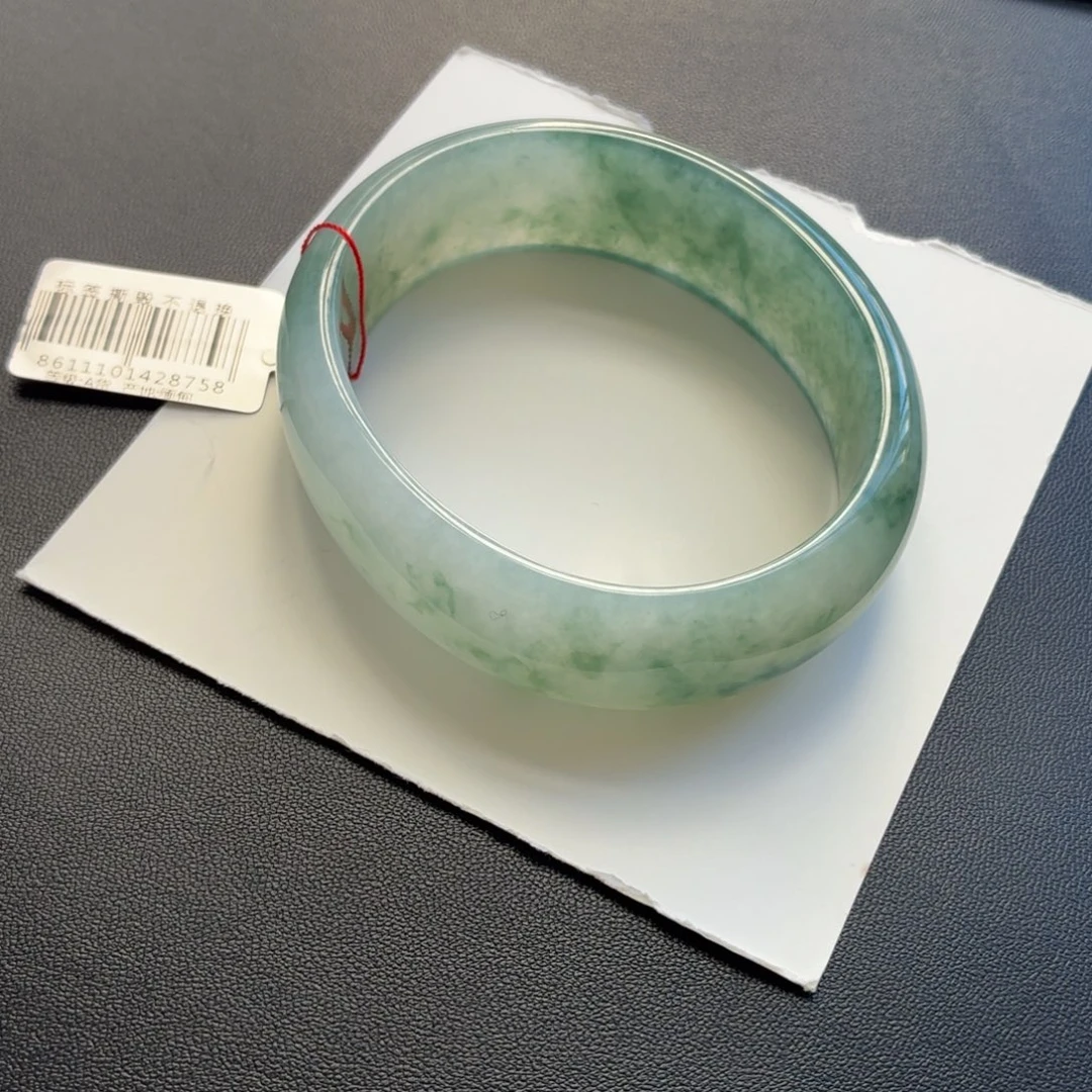 翡翠未镶嵌手镯天然