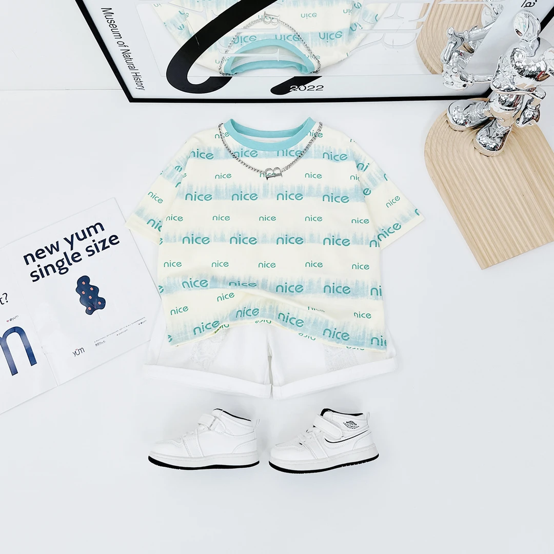 儿童短袖T恤夏季男童衣服夏装2025新款 D-LFX24048 悠悠童话童装