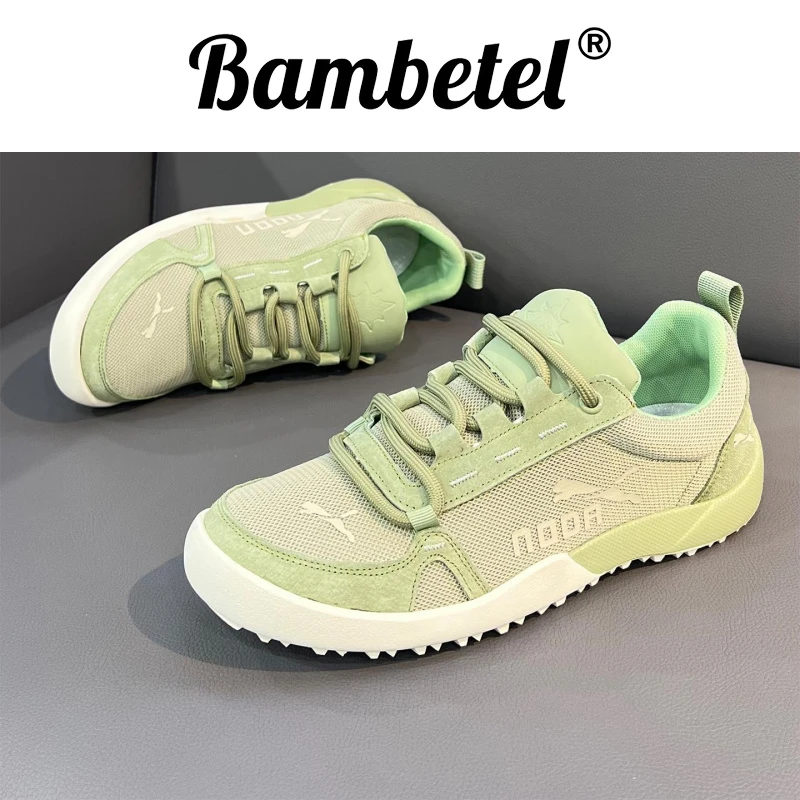 Bambetel时尚休闲鞋男鞋夏季新款网面透气阿甘鞋轻便软底运动网鞋