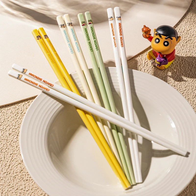 【摩登主妇&蜡笔小新】粉丝专享陶瓷筷子家用新款分人高颜值家庭筷