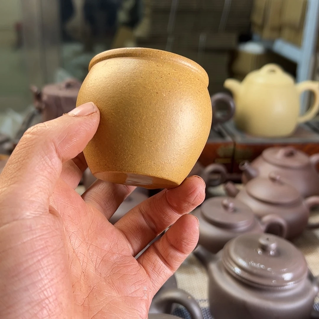 紫砂茶壶用****7三个杯子