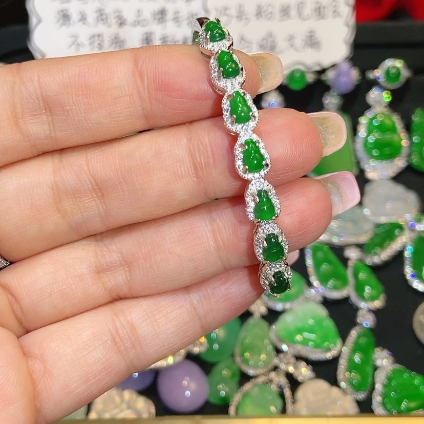 【闪购商品】颈饰未镶嵌翡翠天然翡翠
