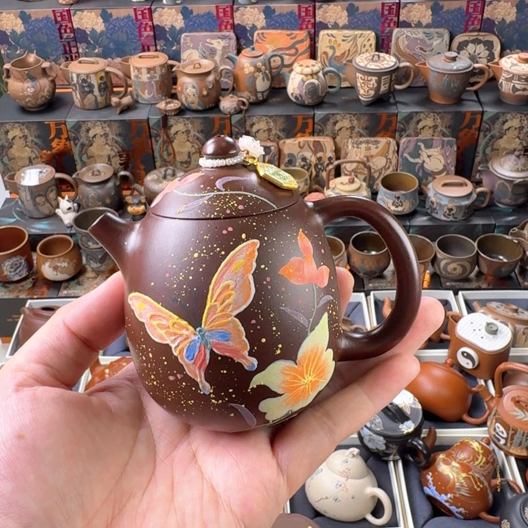 茶壶紫砂200cc原矿精工半手