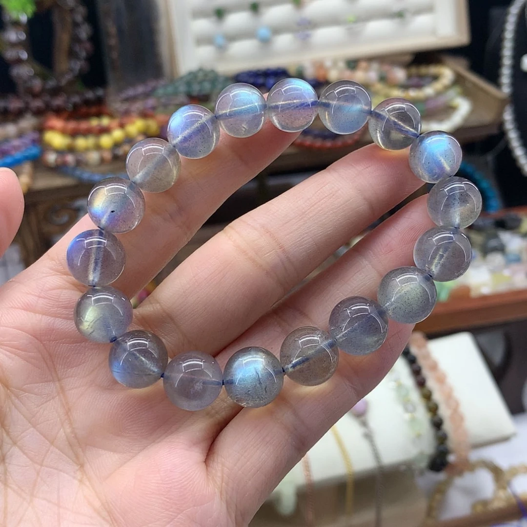 【闪购商品】长石手串未镶嵌咪**师手串