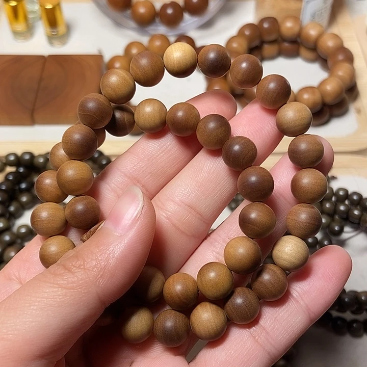 木?*老山檀香双圈手串