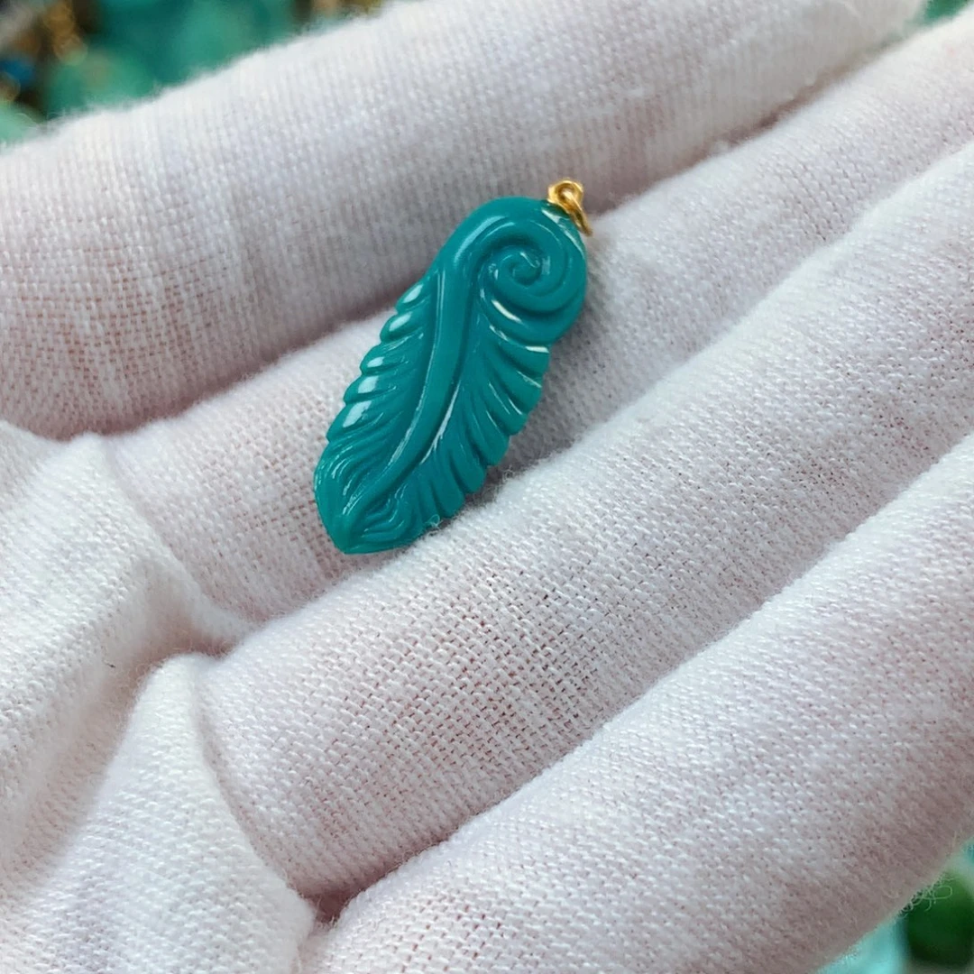 绿松石未镶嵌珠宝半成品