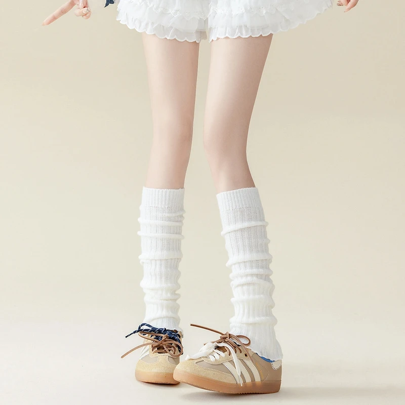 【2双装】防滑冬袜套保暖防寒袜子女辣妹腿袜保暖堆堆袜ins腿套