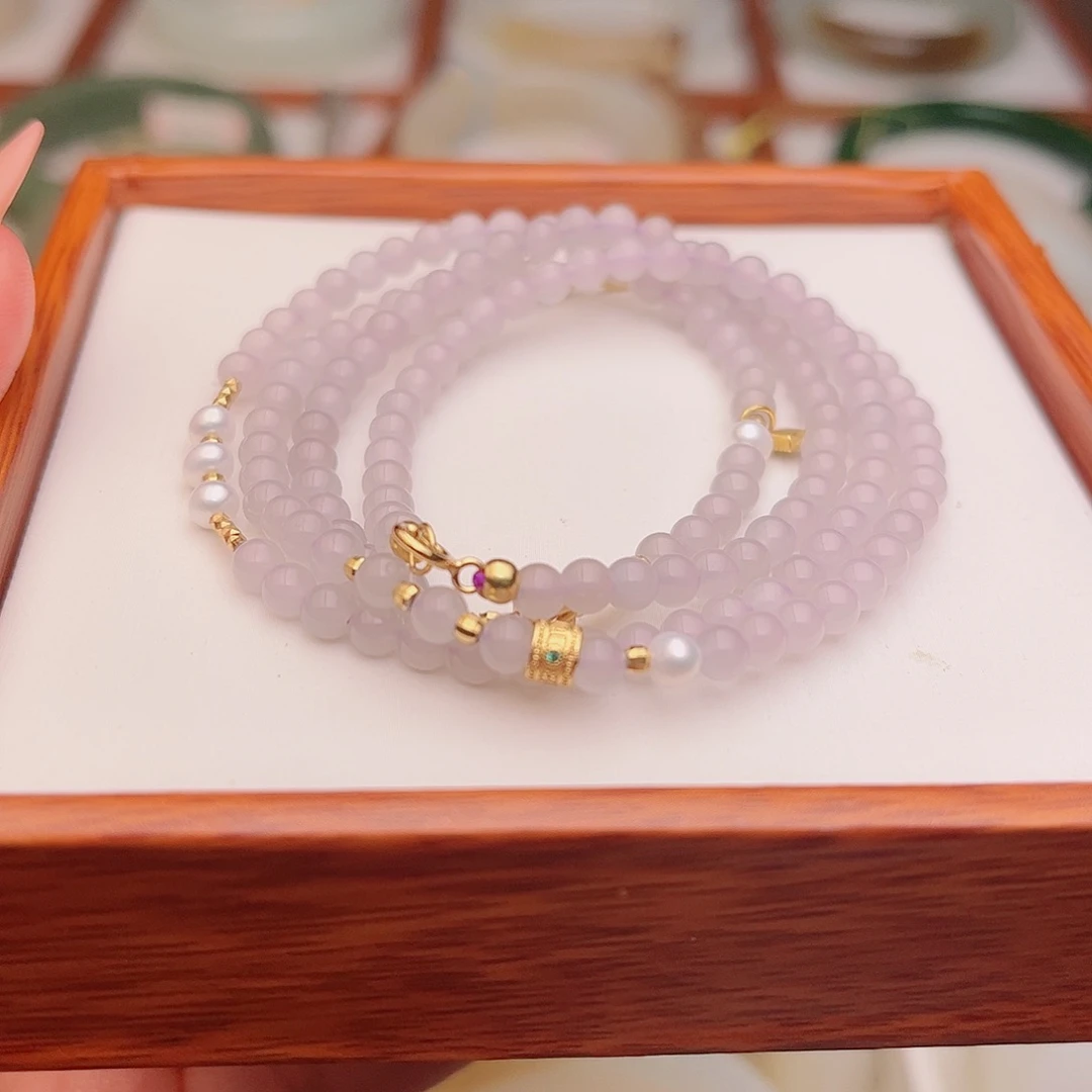 和田玉未镶嵌手绳4mm