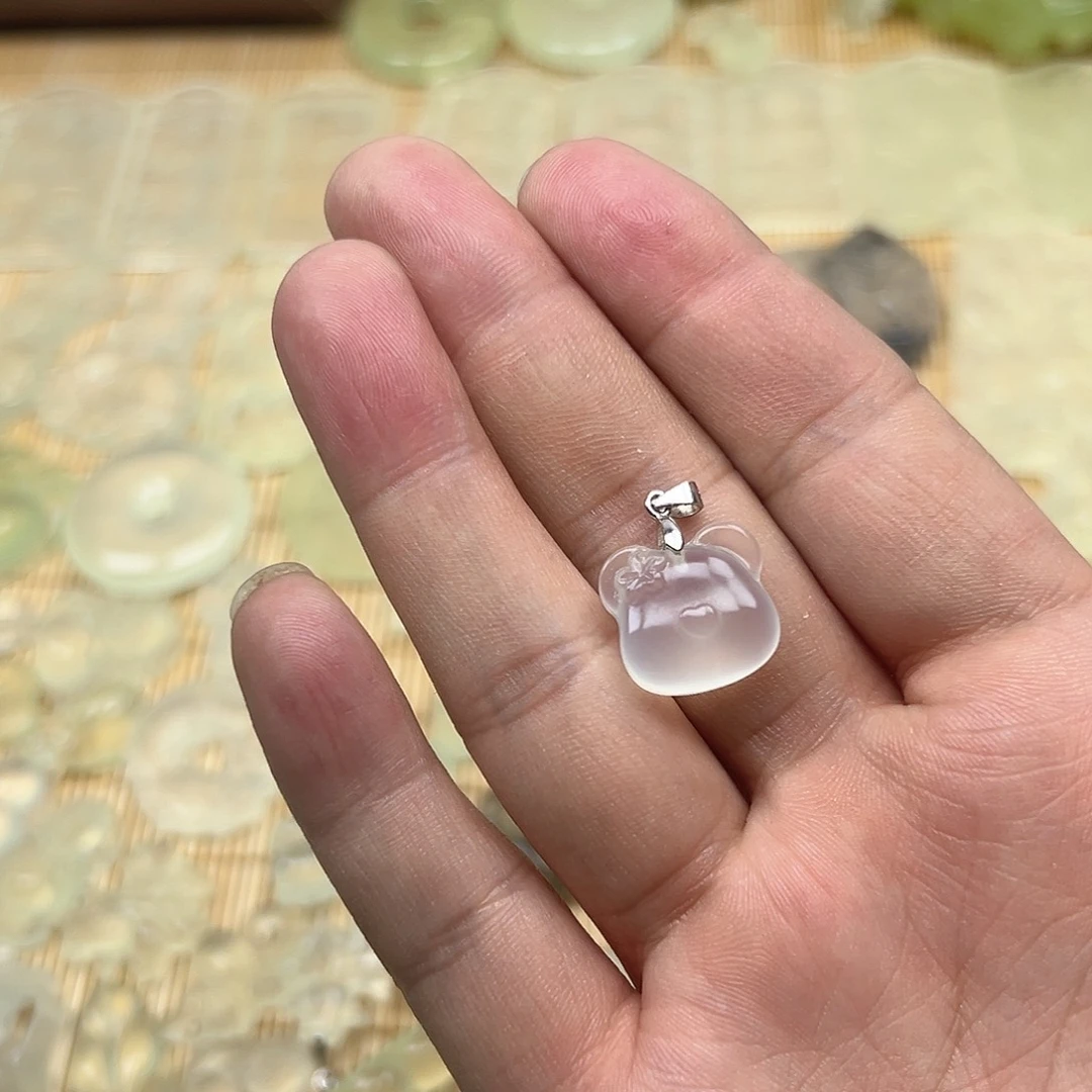 岫玉颈饰吊坠未镶嵌D**I