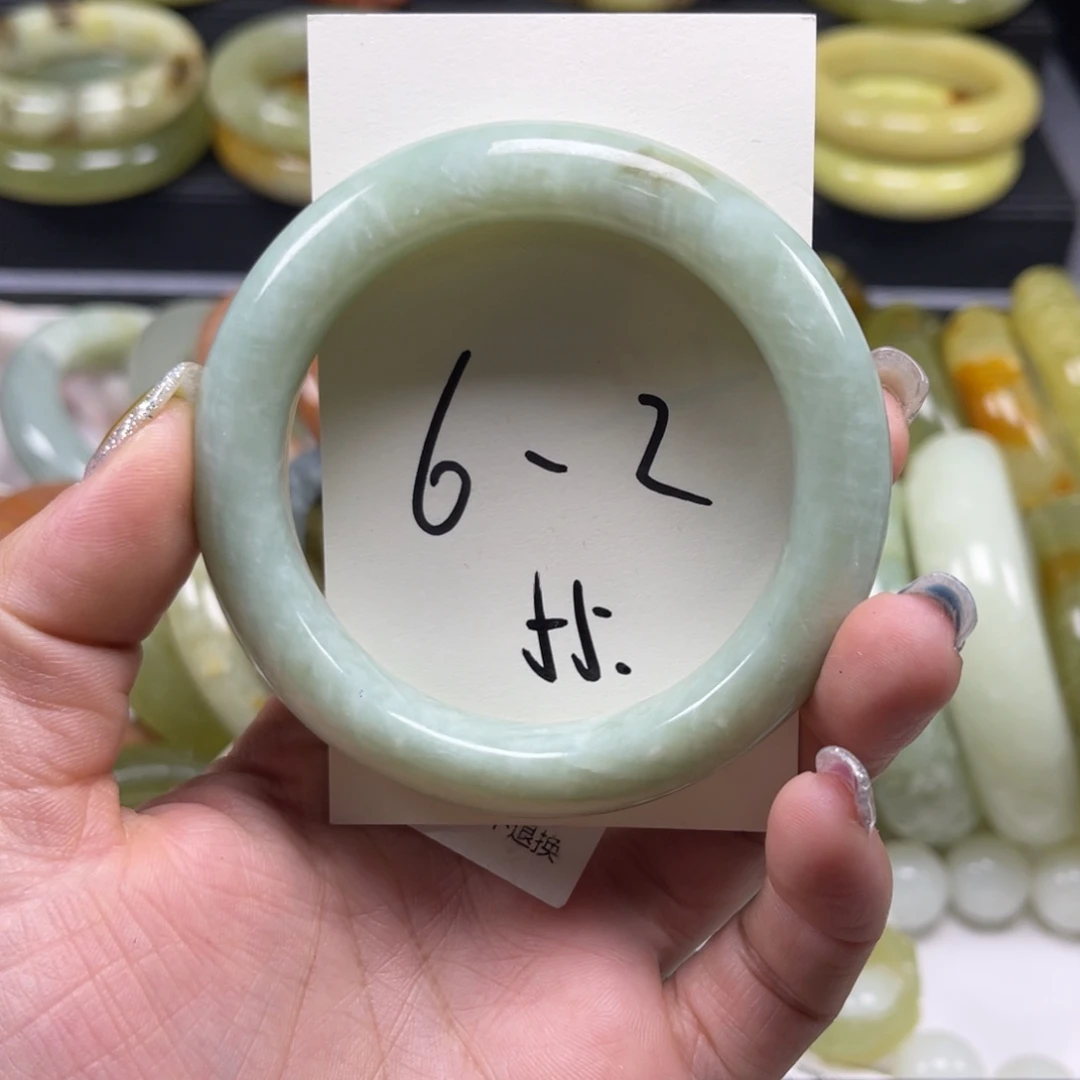 蛇纹石玉银S925镶嵌手镯