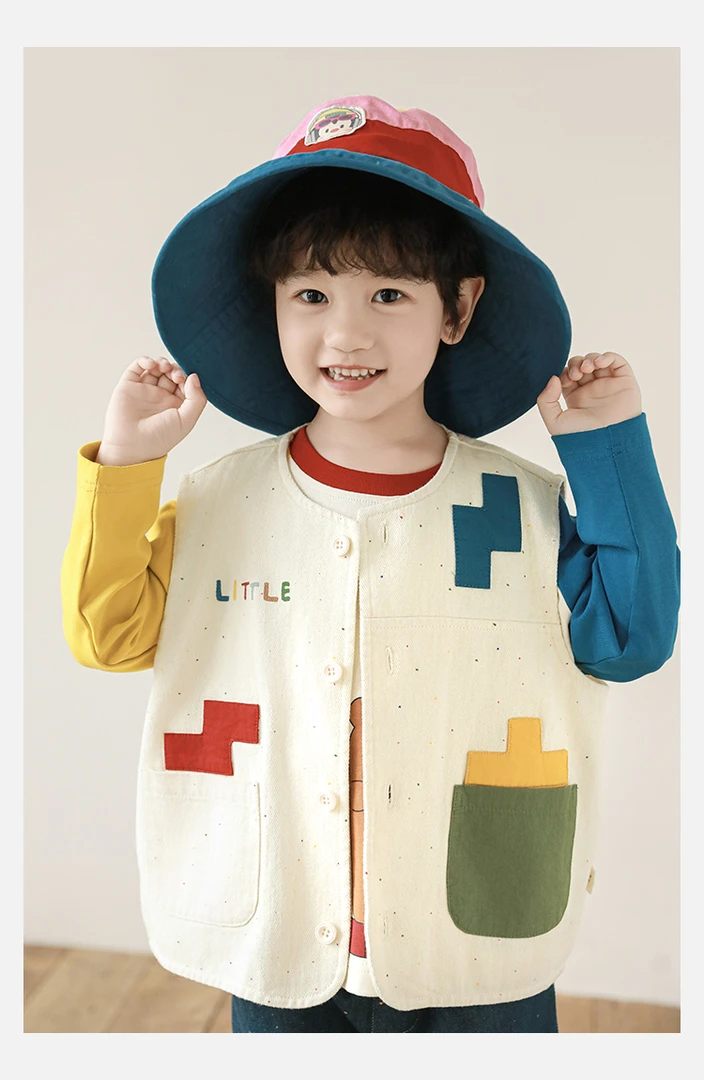 YOEHYAUL/幼悠春二波 原创潮酷缤纷舒适游戏大富翁系列马甲N5791