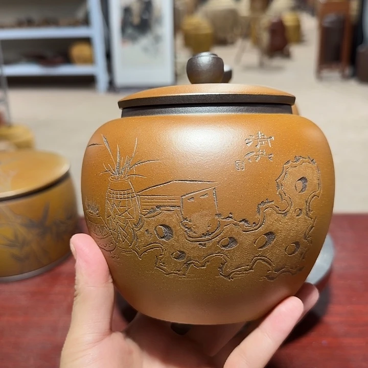 茶叶罐紫砂。。。。。。。。。。