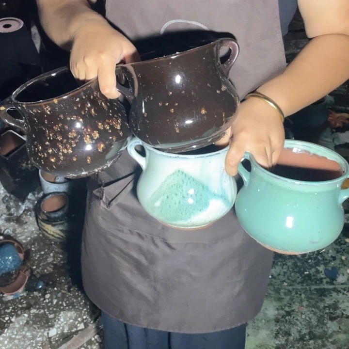 紫砂花盆口13高13正品正品