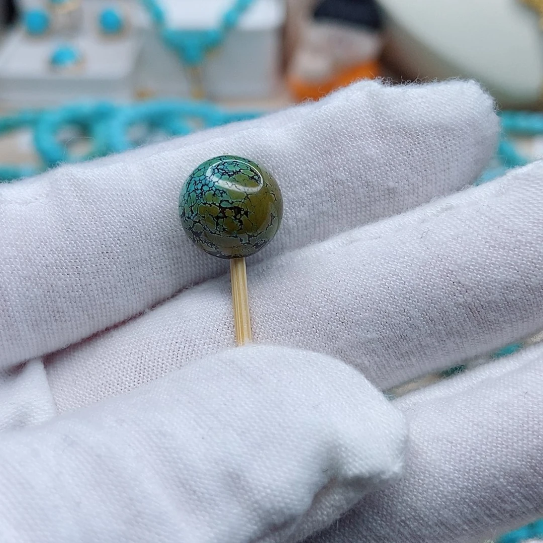 绿松石珠宝半成品未镶嵌