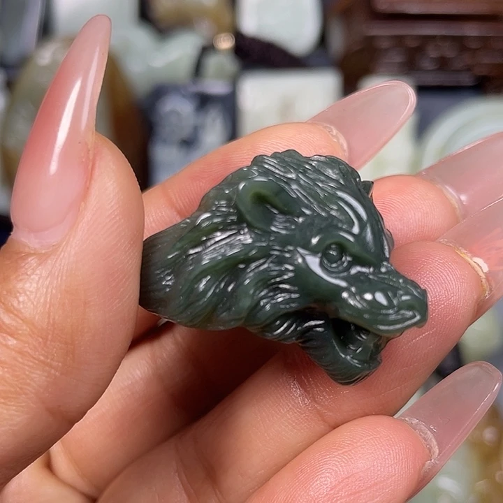 和田玉未镶嵌挂件